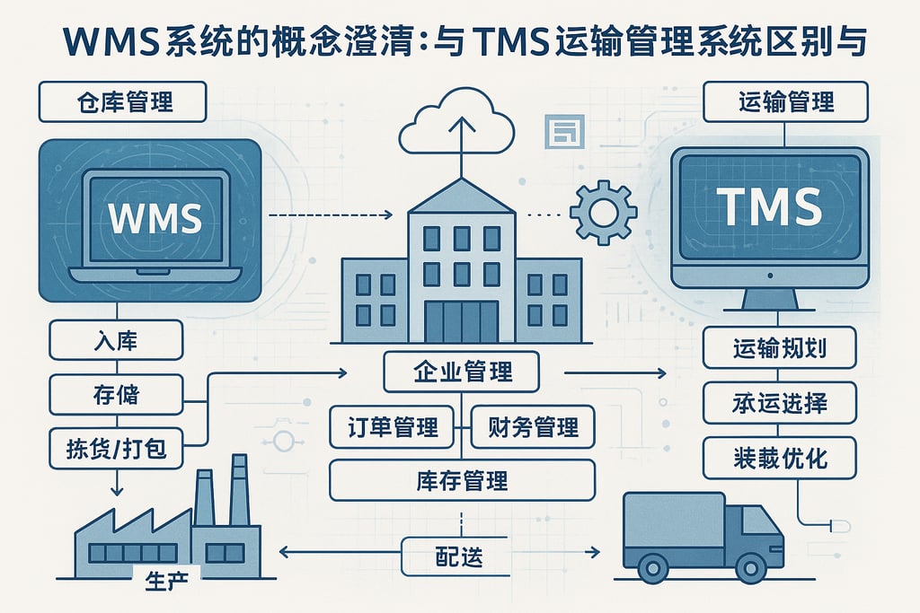 WMS 系统的概念澄清：与 TMS 运输管理系统的区别与联系